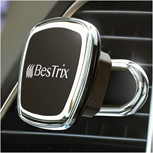 Bestrix Magnetic Phone Car Mount Magnetic Car Cell Phone Holder | Magnet Car Phone Holder Compatible w/ iPhone 12 11 Pro/11 Pro Max/XS/XR/X/8/7,Galaxy S10/S10+/S9/S9 Note & More (Air Vent)