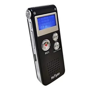digital voice recorders 8gb audio recorder voice activated recorder for lectures, meetings, interviews recording device tape recorder with microphone usb cable, mp3 player (8gb)