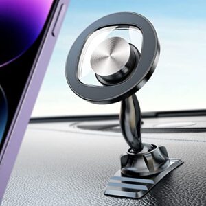 esamcore magnetic phone holder for car, iphone magsafe car mount strong phone magnet for car dashboard cell phone holder car fits mag safe iphone 14/13/ 12 pro max & android phones