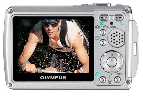 Olympus Stylus 720SW 7.1MP Ultra Slim Digital Camera with 3x Optical Zoom (Silver)