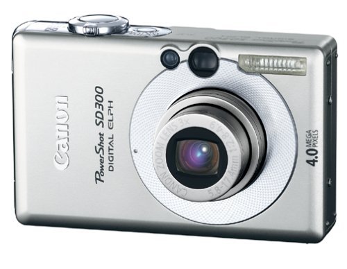 Canon Powershot SD300 4MP Digital Elph Camera with 3x Optical Zoom