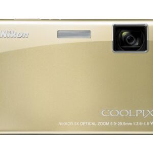 Nikon Coolpix S60 10MP Digital Camera with 5x Optical Vibration Reduction (VR) Zoom (Platinum Bronze)