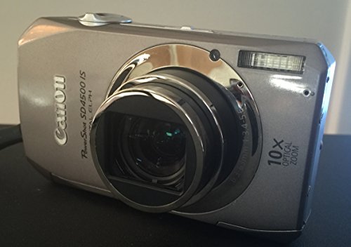 Canon PowerShot SD4500IS 10 MP Digital Camera with 10x Optical Image Stabilized Zoom and 3.0-Inch LCD, Silver