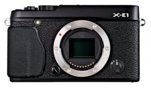 fujifilm x-e1 16.3 mp compact system digital camera with 2.8-inch lcd – body only (black)