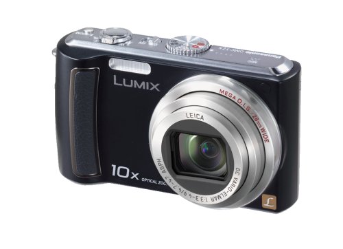 Panasonic Lumix DMC-TZ5K 9MP Digital Camera with 10x Wide Angle MEGA Optical Image Stabilized Zoom (Black) (OLD MODEL)