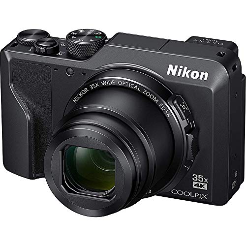 Nikon 26527B Coolpix A1000 16MP 35x Optical Zoom 4K Compact Digital Camera - (Renewed)