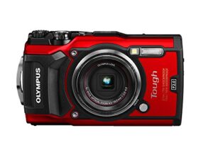 olympus tg-5 red 12 million pixel cmos f2.0 15m waterproof 100kgf load-bearing gps + electronic compass and built-in wi-fi tg-5 red(japan import-no warranty)
