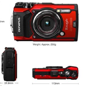 OLYMPUS TG-5 Red 12 million pixel CMOS F2.0 15m waterproof 100kgf load-bearing GPS + electronic compass and built-in Wi-Fi TG-5 RED(Japan Import-No Warranty)