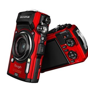 OLYMPUS TG-5 Red 12 million pixel CMOS F2.0 15m waterproof 100kgf load-bearing GPS + electronic compass and built-in Wi-Fi TG-5 RED(Japan Import-No Warranty)