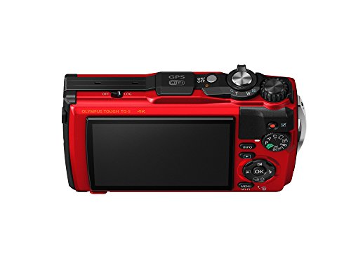 OLYMPUS TG-5 Red 12 million pixel CMOS F2.0 15m waterproof 100kgf load-bearing GPS + electronic compass and built-in Wi-Fi TG-5 RED(Japan Import-No Warranty)