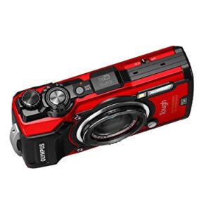 OLYMPUS TG-5 Red 12 million pixel CMOS F2.0 15m waterproof 100kgf load-bearing GPS + electronic compass and built-in Wi-Fi TG-5 RED(Japan Import-No Warranty)