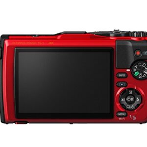 OLYMPUS TG-5 Red 12 million pixel CMOS F2.0 15m waterproof 100kgf load-bearing GPS + electronic compass and built-in Wi-Fi TG-5 RED(Japan Import-No Warranty)