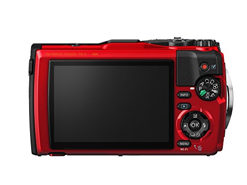 OLYMPUS TG-5 Red 12 million pixel CMOS F2.0 15m waterproof 100kgf load-bearing GPS + electronic compass and built-in Wi-Fi TG-5 RED(Japan Import-No Warranty)