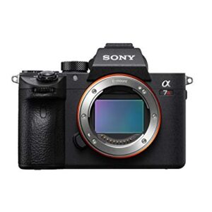 Sony Alpha 7R III Mirrorless Camera with 42.4MP Full-Frame High Resolution Sensor, Camera with Front End LSI Image Processor, 4K HDR Video and 3" LCD Screen