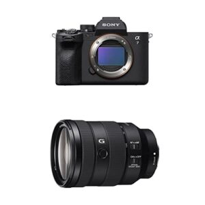 sony alpha 7 iv full-frame mirrorless interchangeable lens camera + sony – fe 24-105mm f4 g oss standard zoom lens (sel24105g/2)