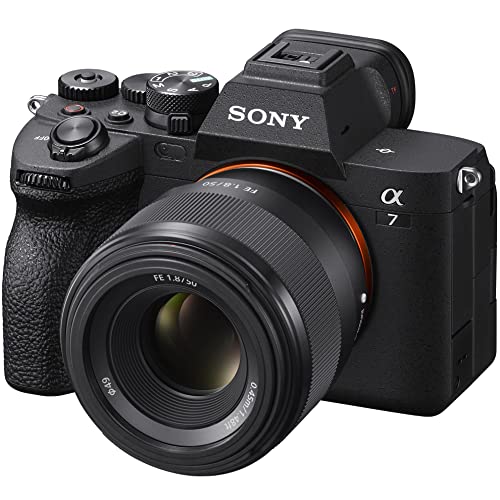 Sony a7 IV Full Frame Mirrorless Camera Body with 2 Lens Kit FE 50mm F1.8 + 28-70mm F3.5-5.6 ILCE-7M4K/B + SEL50F18F Bundle w/Deco Gear Backpack + Monopod +Extra Battery, LED and Accessories