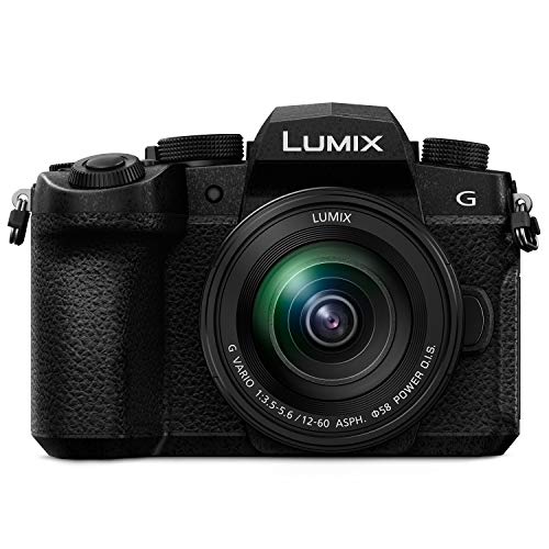 Panasonic LUMIX G95 20.3MP Mirrorless Camera with 12-60mm f/3.5-5.6 MFT Lens Bundle with 64GB SDXC Memory Card, Sling Camera Bag, Battery (2-Pack) and Dual Charger, Tripod, and Filter Kit (6 Items)