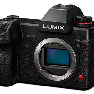 PANASONIC LUMIX S1H Digital Mirrorless Video Camera with 24.2 Full Frame Sensor, 6K/24p Video Recording Capability, V-Log/V-Gamut, and Multi-Aspect Recording
