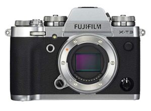 fujifilm x-t3 mirrorless digital camera (body only) – silver