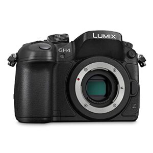 Panasonic LUMIX GH4 Body 4K Mirrorless Camera, 16 Megapixels, 3 Inch Touch LCD, DMC-GH4KBODY (USA Black)