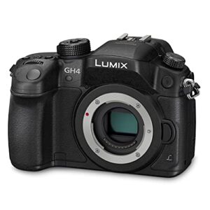 Panasonic LUMIX GH4 Body 4K Mirrorless Camera, 16 Megapixels, 3 Inch Touch LCD, DMC-GH4KBODY (USA Black)