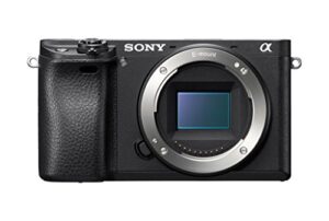 sony alpha a6300 mirrorless camera: interchangeable lens digital camera with aps-c, auto focus & 4k video – ilce 6300 body with 3” lcd screen – e mount compatible – black (includes body only)