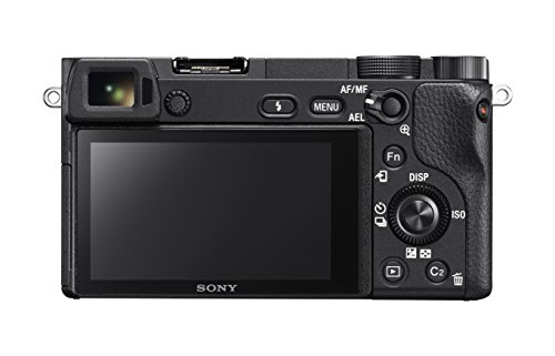 Sony Alpha a6300 Mirrorless Camera: Interchangeable Lens Digital Camera with APS-C, Auto Focus & 4K Video - ILCE 6300 Body with 3” LCD Screen - E Mount Compatible - Black (Includes Body Only)