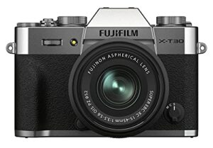 fujifilm x-t30 ii xc15-45mm kit – silver