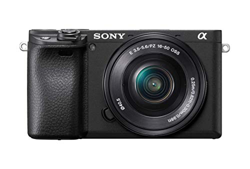 Sony Alpha 6400 | APS-C Mirrorless Camera with Sony 16-50 mm f/3.5-5.6 Power Zoom Lens (Fast 0.02s Autofocus 24.2 Megapixels, 4K Movie Recording, Flip Screen for Vlogging), Black