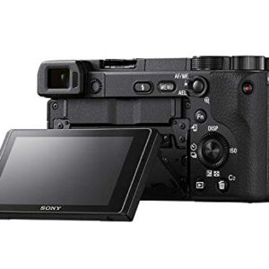 Sony Alpha 6400 | APS-C Mirrorless Camera with Sony 16-50 mm f/3.5-5.6 Power Zoom Lens (Fast 0.02s Autofocus 24.2 Megapixels, 4K Movie Recording, Flip Screen for Vlogging), Black