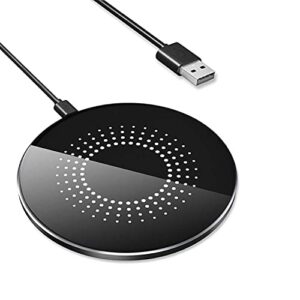20w wireless charger pad for samsung iphone, desktop fast wireless charging 20w max compatible with samsung galaxy s22/s23/s21/s20/s10 series, charging for iphone 13/14/12/11/huawei/wireless earplug