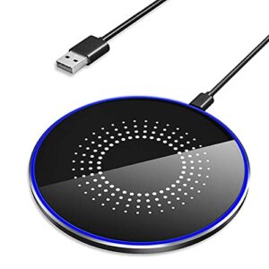 20W Wireless Charger pad for Samsung iPhone, Desktop Fast Wireless Charging 20W Max Compatible with Samsung Galaxy S22/S23/S21/S20/S10 Series, Charging for iPhone 13/14/12/11/Huawei/Wireless earplug