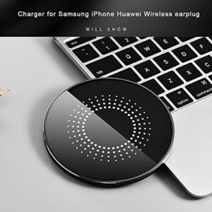 20W Wireless Charger pad for Samsung iPhone, Desktop Fast Wireless Charging 20W Max Compatible with Samsung Galaxy S22/S23/S21/S20/S10 Series, Charging for iPhone 13/14/12/11/Huawei/Wireless earplug