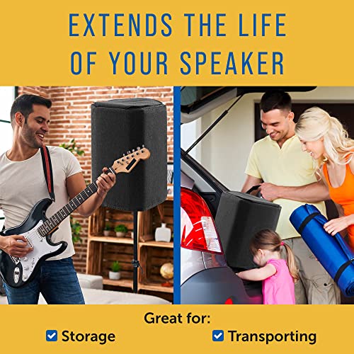 Maplefield Speaker Cover for Bose S1 Pro Bluetooth Speaker System w/Battery - Padded Speaker Case with Handle Flap Protective Travel Speaker Cover for Bose S1 Portable Bluetooth Speaker