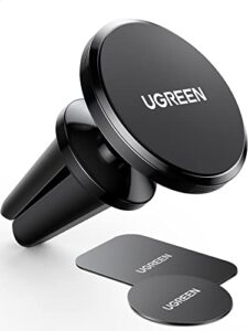 ugreen magnetic phone holder for car strong magnet cell phone mount air vent compatible with iphone 14 13 pro max mini, iphone 12 11 plus se xs xr 8 7 smartphone