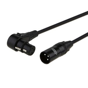 cablecreation 3.5mm (1/8 inch) stereo male to xlr female cable, 6 feet/black
