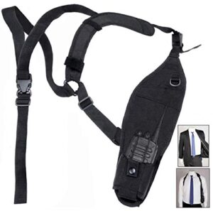 abcgoodefg universal left side radio shoulder holster chest harness holder for two way radios walkie talkie rescue essentials