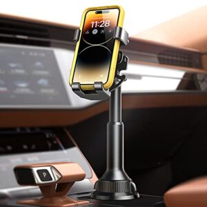ainope cup holder phone mount gravity cup phone holder for car auto lock cupholder phone holder for car cell phone holder car cup holder compatible with iphone samsung phones