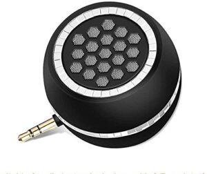 yuiphint mini portable speaker compatible for iphone/android phones/ipad tablet/computer/ipod, 3w mobile phone speaker line-in speaker with clear bass 3.5mm aux audio interface