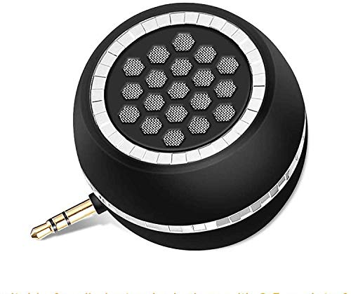 YUIPHINT Mini Portable Speaker Compatible for iPhone/Android Phones/iPad Tablet/Computer/iPod, 3W Mobile Phone Speaker Line-in Speaker with Clear Bass 3.5mm Aux Audio Interface