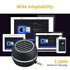 YUIPHINT Mini Portable Speaker Compatible for iPhone/Android Phones/iPad Tablet/Computer/iPod, 3W Mobile Phone Speaker Line-in Speaker with Clear Bass 3.5mm Aux Audio Interface