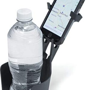 Kuryakyn 6474 Free-Flex Cup and Cell Phone Device Holder: Mounts in Cars, Trucks, Vans, UTVs with Flexible Arms Securing Various Phones/Cases, Black