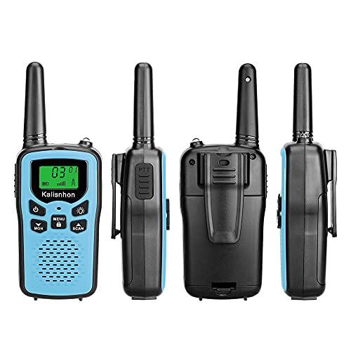 Walkie Talkies for Adults,Kalisnhon walkie talkies with 22 FRS Channels，walkie Talkie Long Range with Flashlight VOX LCD Display Two Way radios for Cycling Camping Hiking(2 Pack)