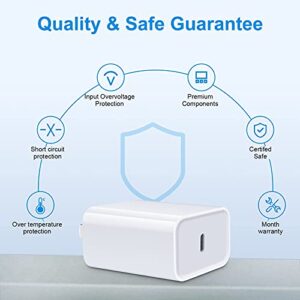 USB C Charger Block,20W PD 3.0 Fast Charger Block USB C Box Plug Brick Cube for iPhone 14/13 Mini/Pro Max,12,SE,11,Samsung Galaxy A53 5G,A52,A42,A32,A13,A12,A03S,S22 Ultra,S23,S22, S21 FE 5G,S20 S10