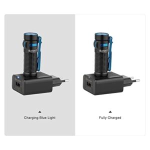 OLIGHT MCA Magnetic Charging Adapter Compatible with Some of Olight Rechargeable Flashlights (Black)