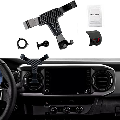 MICROCK Car Phone Holder Mount for Tacoma, Cellphone Dash Clip for Toyota Tacoma 2016 2017 2018 2019 2020 2021 2022, for All Mobile Phones