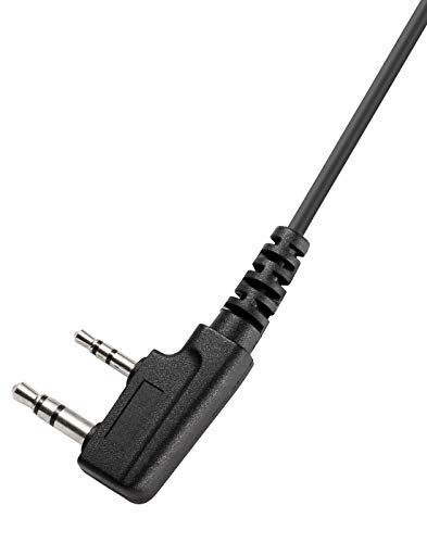 Commountain Single Wire Earpiece Compatible with Baofeng Radios BF-F8HP BF-F9 UV-82 UV-82HP UV-82C UV-5R UV-5R5 UV-5RA UV-5RE UV-5X3 and Kenwood BTECH Retevis Radios, Acoustic Tube Headset