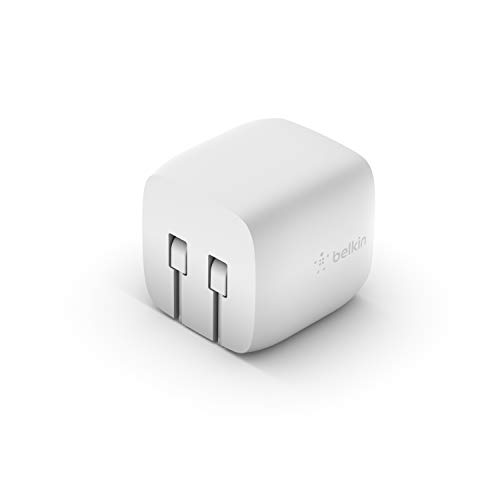 Belkin BoostCharge USB C 30W GaN Wall Charger - iPhone Charger w/ Power Delivery - iPhone Charger Fast Charging - USB C Charger Compatible with MacBook Pro, iPhone 14, iPhone 13, iPhone 12, iPad Pro