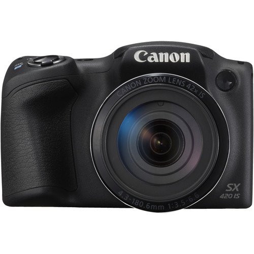Powershot SX420 is Digital Camera (Black) + Buzz Essential Accessories Bundle