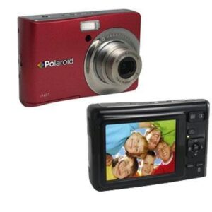 polaroid cia-1437rc 14mp ccd digital camera with 2.7-inch lcd display (red)